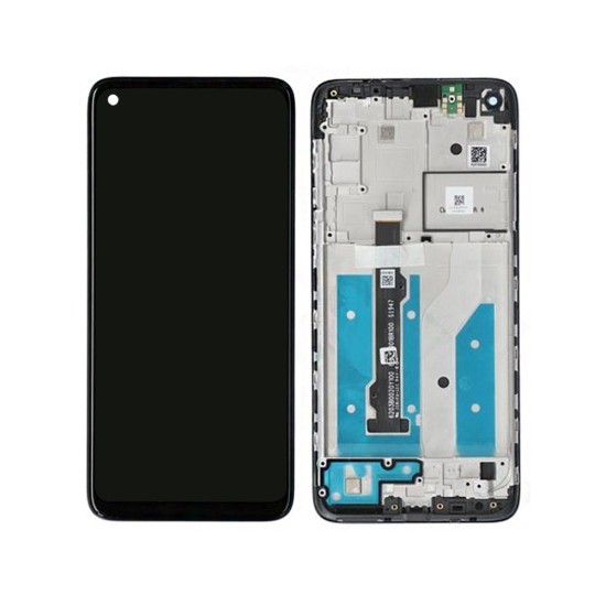 TOUCH+DISPLAY+FRAME MOTOROLA MOTO G8/XT2045-1/XT2045-2 6,4" PRETO